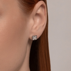 Серьги из серебра с эмалью 3