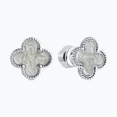 Серьги из серебра с эмалью 2