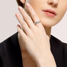 Fianit qaşlı gümüş üzük 2